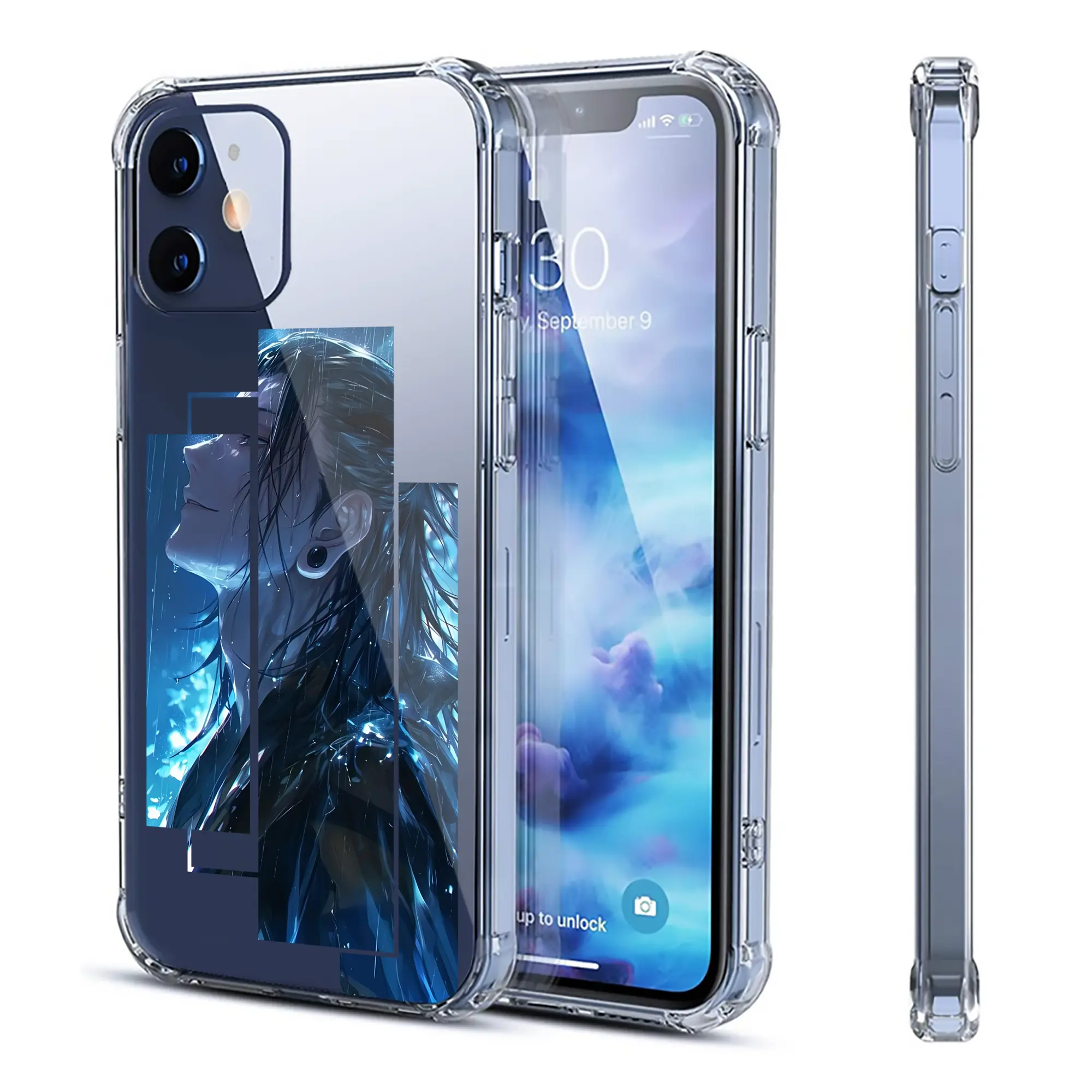 呪術廻戦 グッズ,夏油 傑 - IPhone 12シリーズ対応 ・ 透明スマホケース ・ クリアソフトケース ・ TPU素材 ・ 耐衝撃 ・ 高密着 ・ 防汚 防指紋 ・ 簡単着脱